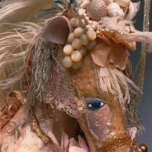 1986: Dimensional Work - Etheric the Sea Unicorn from The Animal Court of Enchantment- Gifted by the Artist