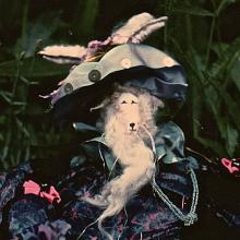 1989-1995: Dimensional Work - Chinese Coolie Hat Rabbit from The Animal Court of Enchantment Collection - Private Collection