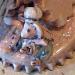 Figure - Ceramic: Annabelle and Gillian Heart Shortbread Cake Topper